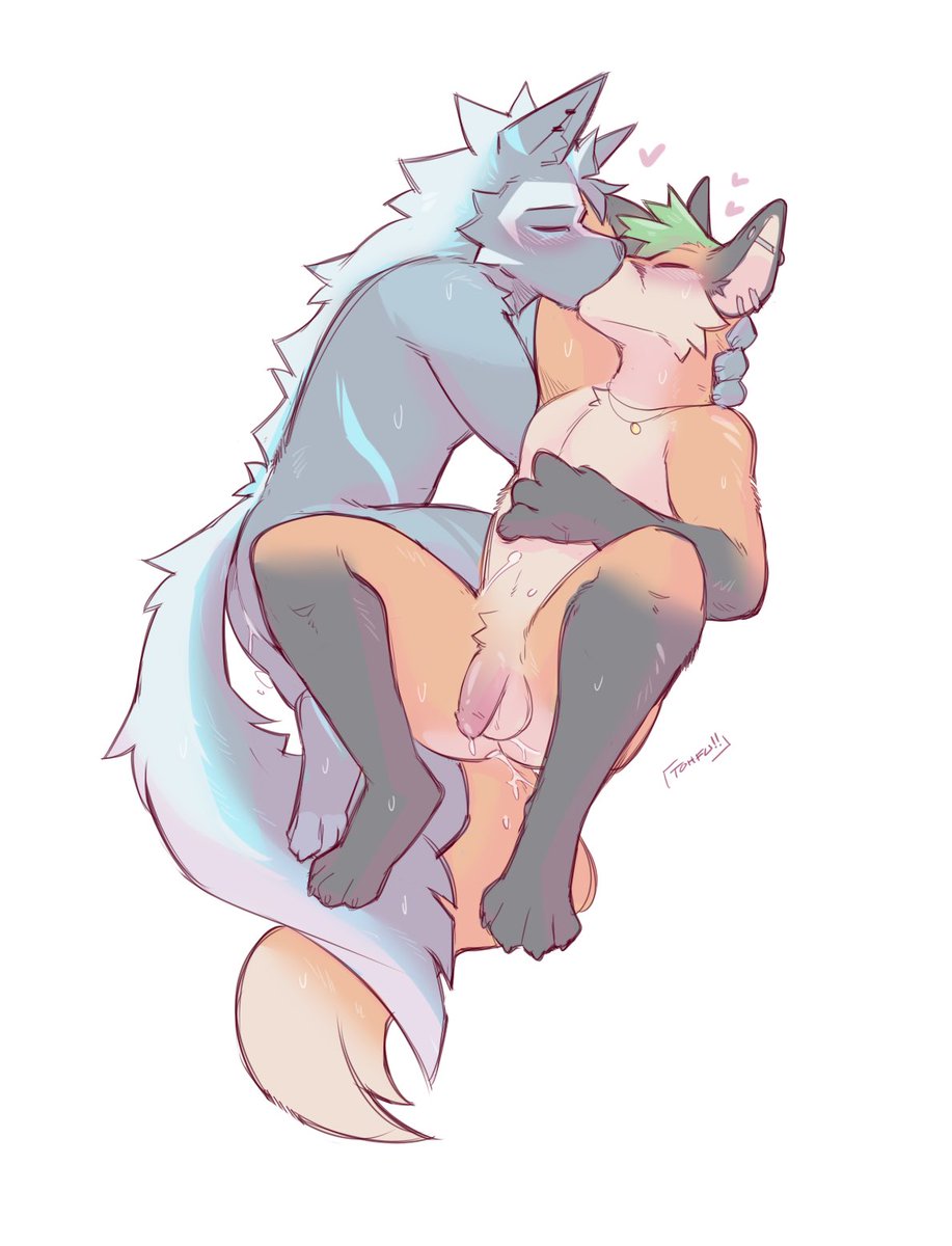 After the fun’s over you gotta take a second to bask in the satisfaction :p

By the awesome <a href="/snow_kun/">tohfu.bsky.social🐺</a> 
Jax belongs to “I think I like you”