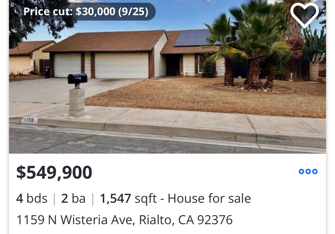 Newsom’s big economy California housing market 

Price cut 30k 

42 days on the market