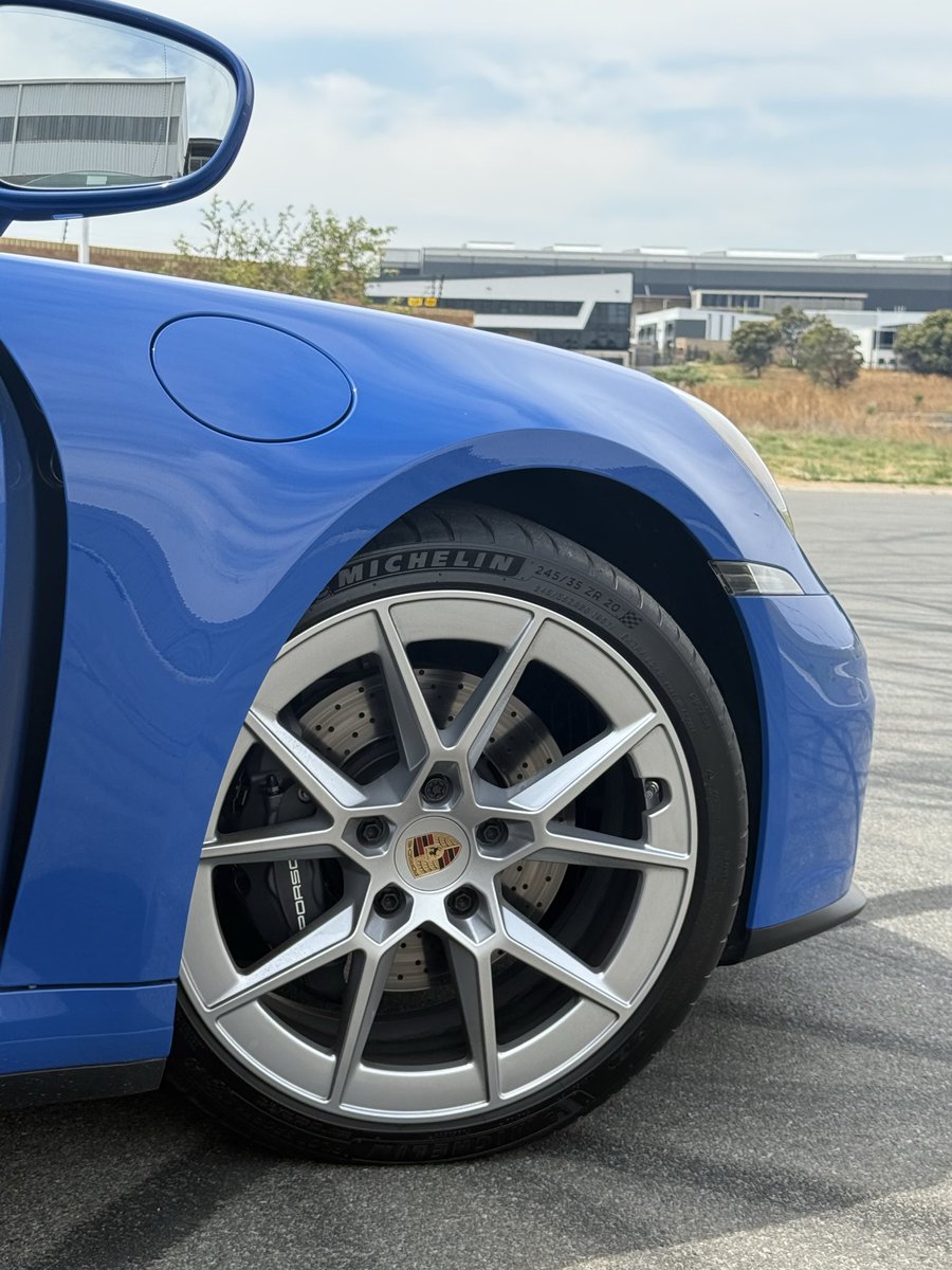 Carsharenova's tweet photo. We got to experience the Porsche 911 Carrera in Maumela Blue this weekend.  No SIU on site, the only thing seized was the moment! https://t.co/OtEu5EdtcQ