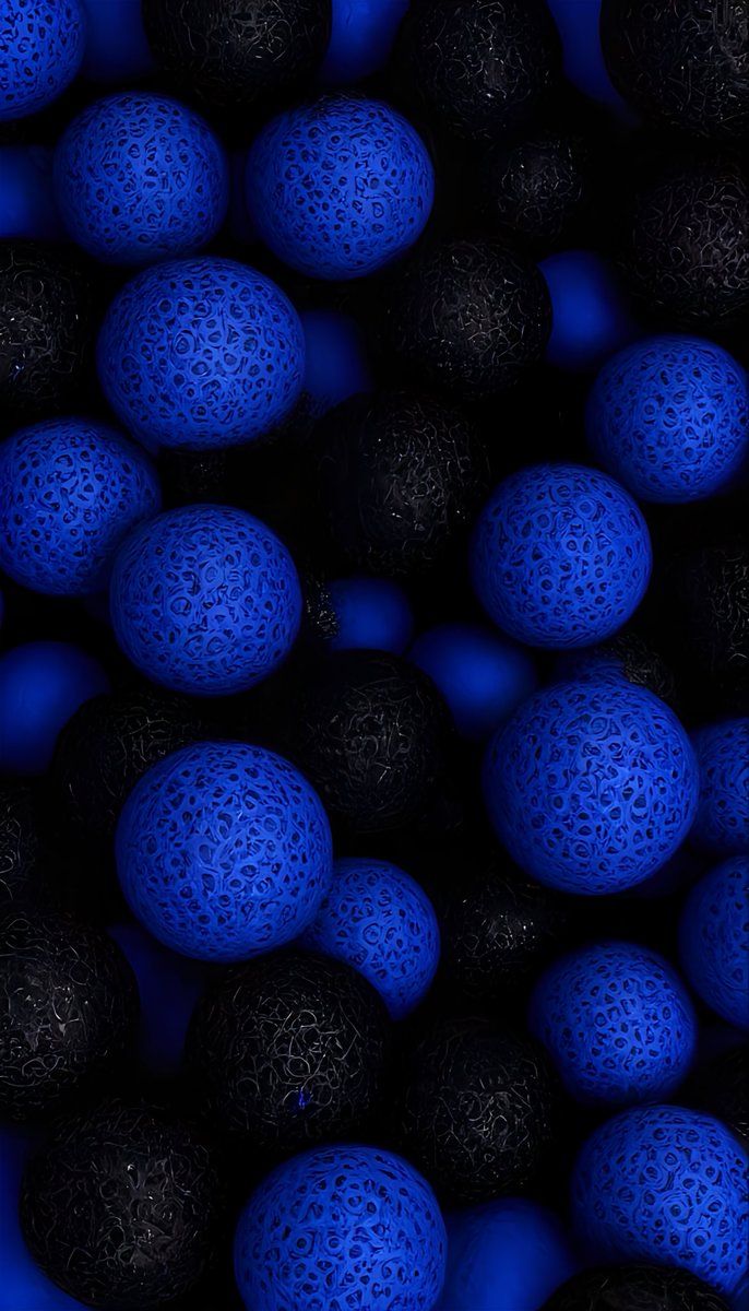Leonard18_X's tweet image. "Captivating 3D blue and black spheres for a futuristic lock screen 🌌 #AbstractArt #TechDesign #4k load 4k"