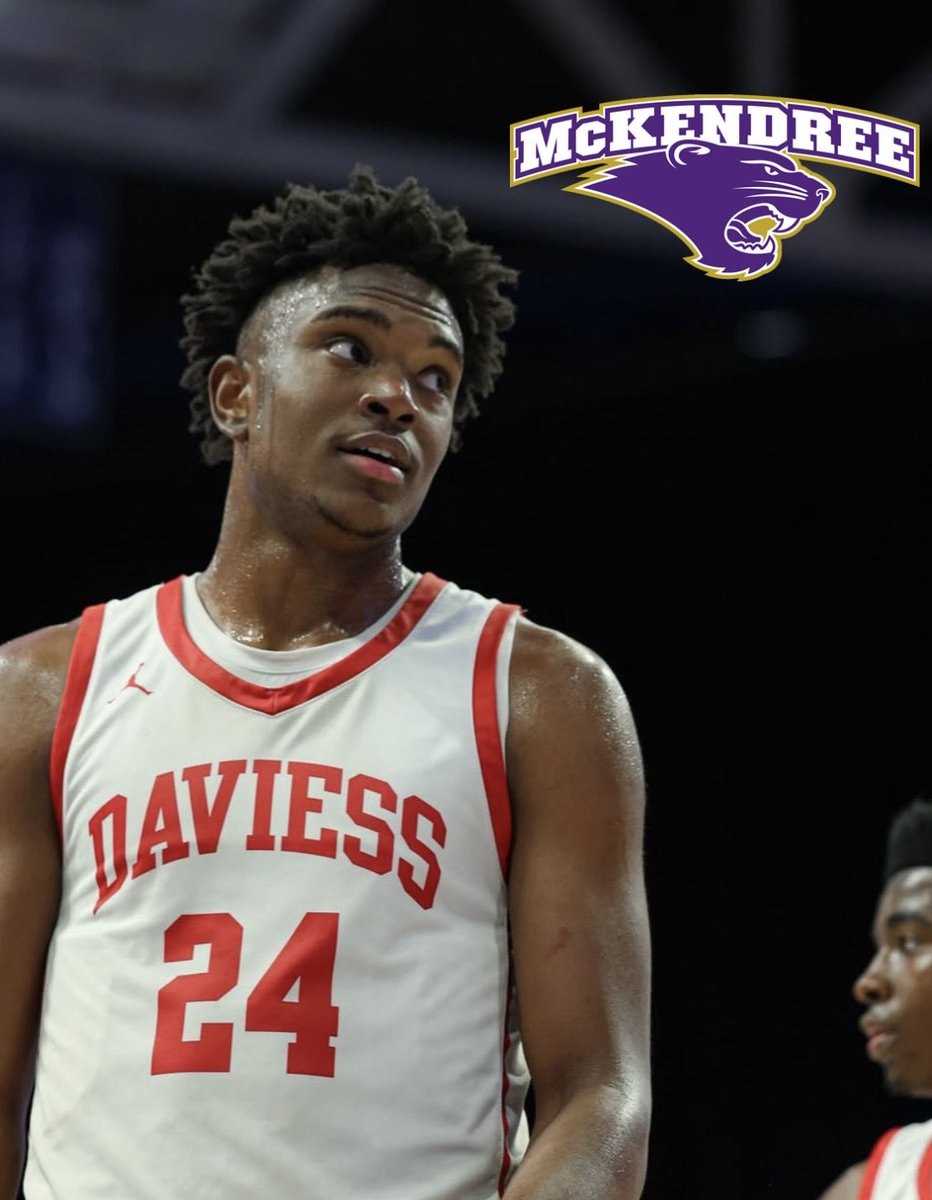 COMMITTED: 2026 - 6’8 PF DeAaron Watkins (<a href="/DeAaronWatkins1/">DeAaron Watkins</a>) of <a href="/DaviessCoBball/">DCHS Boys Basketball</a> has committed to McKendree University. 

Ranked top-15 in KY by NextUpRecruits. With his size and shooting ability Watkins will be an immediate impact for the D2 program. 

📸: <a href="/tenthregion/">10th Region</a>