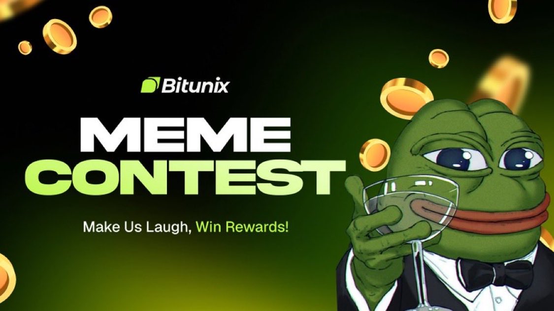 iamufakii's tweet image. Join #Bitunix Meme Contest fam…
It’s time to show off your creativity and crypto humor!
This is how to participate:
1. Create an original crypto meme.
2. Post it in the #memes channel on Bitunix Discord along with your Bitunix UID: discord.gg/bitunix
Rewards:
🏆 1st Place…