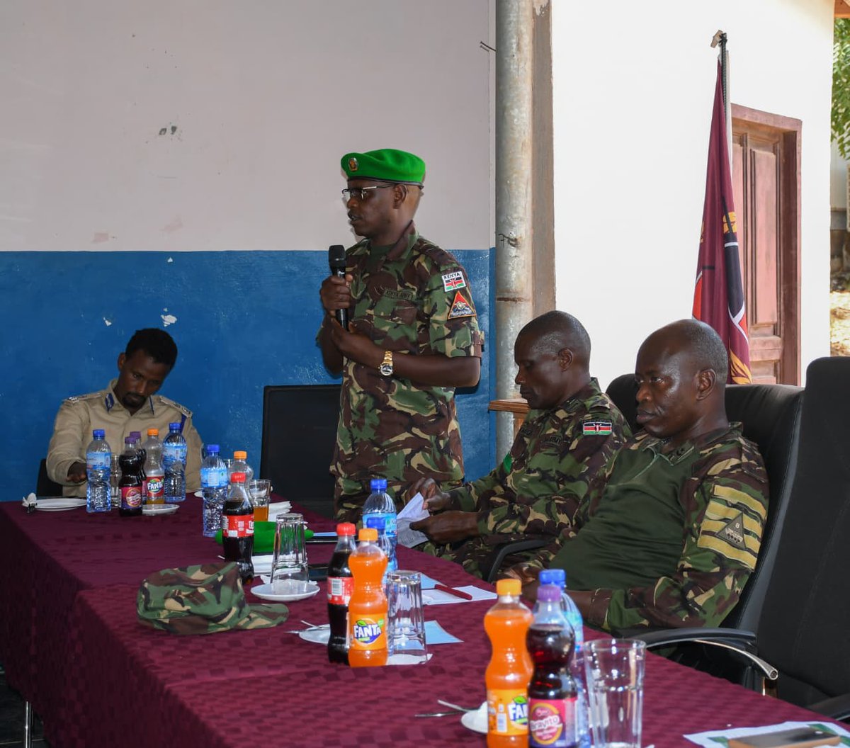 aussom_'s tweet photo. #AUSSOM @KDFInfo troops in Sector II today marked #KDFDay, observed annually on 14 October to commemorate the Kenya Defence Forces’ 2011 entry into #Somalia under Operation Linda Nchi to combat Al-Shabaab.
Led by Sector II Commander Brig. Edward Banda, troops across the sector honoured fallen heroes through prayers, cultural performances, and sports. Brig. Banda read a message from CDF Gen. Charles Kahariri, urging troops to remain steadfast in fulfilling the #AUSSOM mandate.
A parallel event in Dhobley, led by Col. Maurice Wasomi, featured tree planting and calls for discipline, patriotism, and unity. Similar commemorations took place in Afmadhow, Hoosingow, Beles Qoqaani, Tabda, Kismayo New Airport, and the Seaport TOB — joined by the @UN, Sierra Leone FPU, Somali Security Forces, and #Jubaland Civil Aviation. #AUSSOMInTheSectors