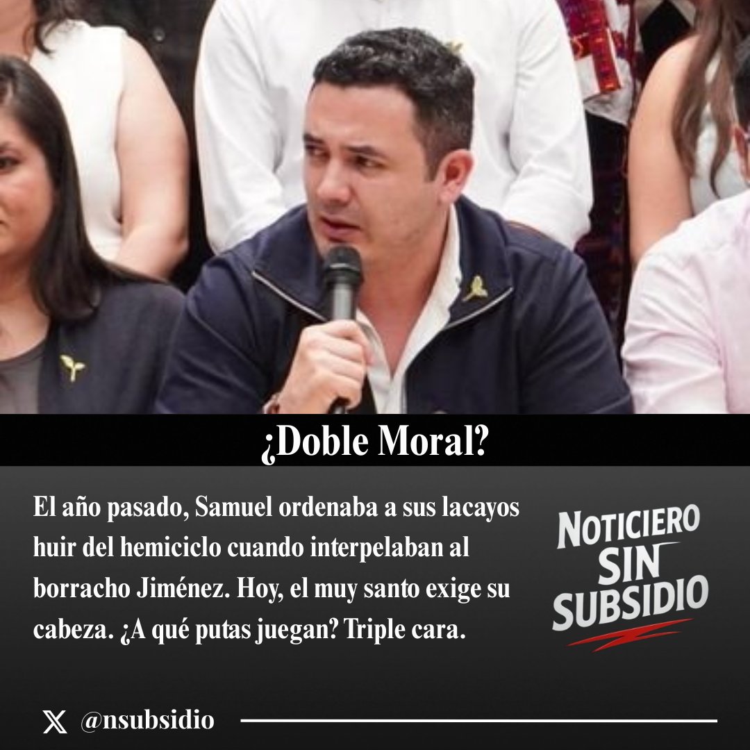 NSubsidio's tweet photo. El asesino @samuel_pz, ese pedazo de mierda con cara de culo que antes defendía con dientes y garras al inútil de @FJimenezmingob, ahora curiosamente exige su renuncia. ¿Y entonces Samuel? 

No por gusto la gente te aborrece y te van a escupir el día que estirés la pierna. https://t.co/sC8vu1315W