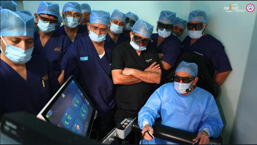 prof_skhanna's tweet photo. Swagat Conclave on Gastrointestinal, Robotic, and Hernia Surgery

hosted a large contingent of 40 surgeon observers from across the country during the recent  Conclave on Gastrointestinal, Robotic, and Hernia Surgery.22 surgeries performed including 7Robotic Surgeries. https://t.co/4HWosKeknX