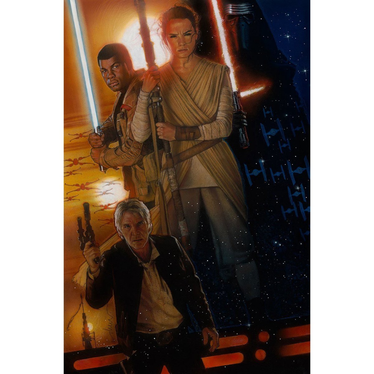 The fact that he painted a wonderful poster for The Force Awakens and Lucasfilm didn't use it in any of their marketing is still bothering me. 🎨

RIP Drew Struzan 🕊️