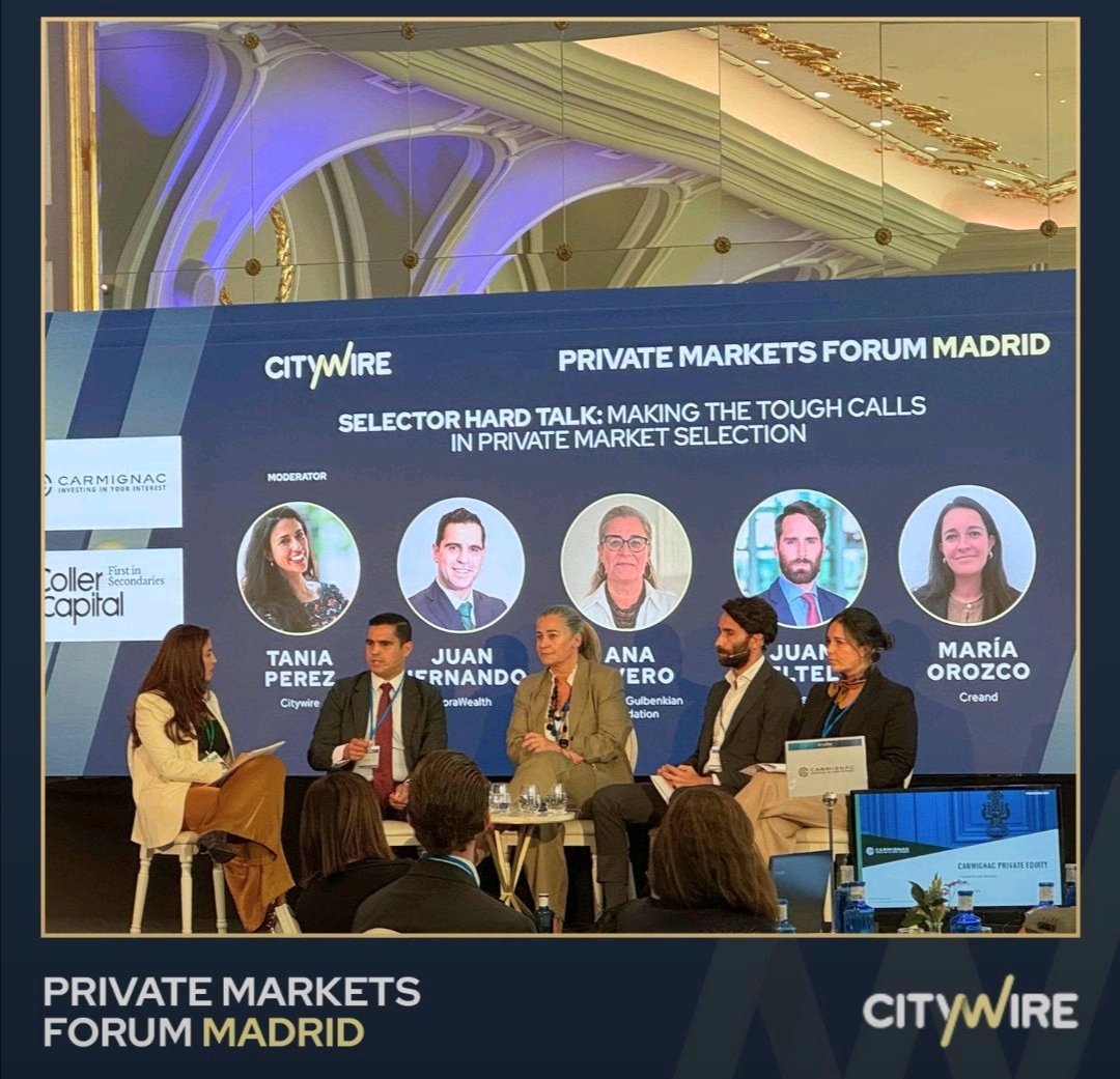 Dentro del <a href="/Citywire/">Citywire</a> 𝑨𝒍𝒕𝒆𝒓𝒏𝒂𝒕𝒊𝒗𝒆𝒔 &amp; 𝑷𝒓𝒊𝒗𝒂𝒕𝒆 𝑴𝒂𝒓𝒌𝒆𝒕𝒔 𝑭𝒐𝒓𝒖𝒎 hemos comentado la evolución de los ilíquidos 
#AssetAllocation #FdB #CitywirePrivateMarkets #Alternatives #Illiquids