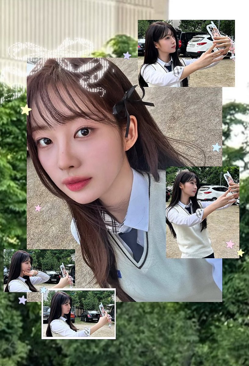ꕮ˳⁺  𝒫rettiest classmate you'll ever see, walking around with the warmest smile that makes everybody want to say 𝘩͟𝑒͟𝑙͟𝑙͟𝑜 as she passes by. Every single day in school feels worthwhile when she is around, and they'll miss her once the fourth 𝙨𝙥𝙧𝙞𝙣𝙜 comes . . . 𓊇₊