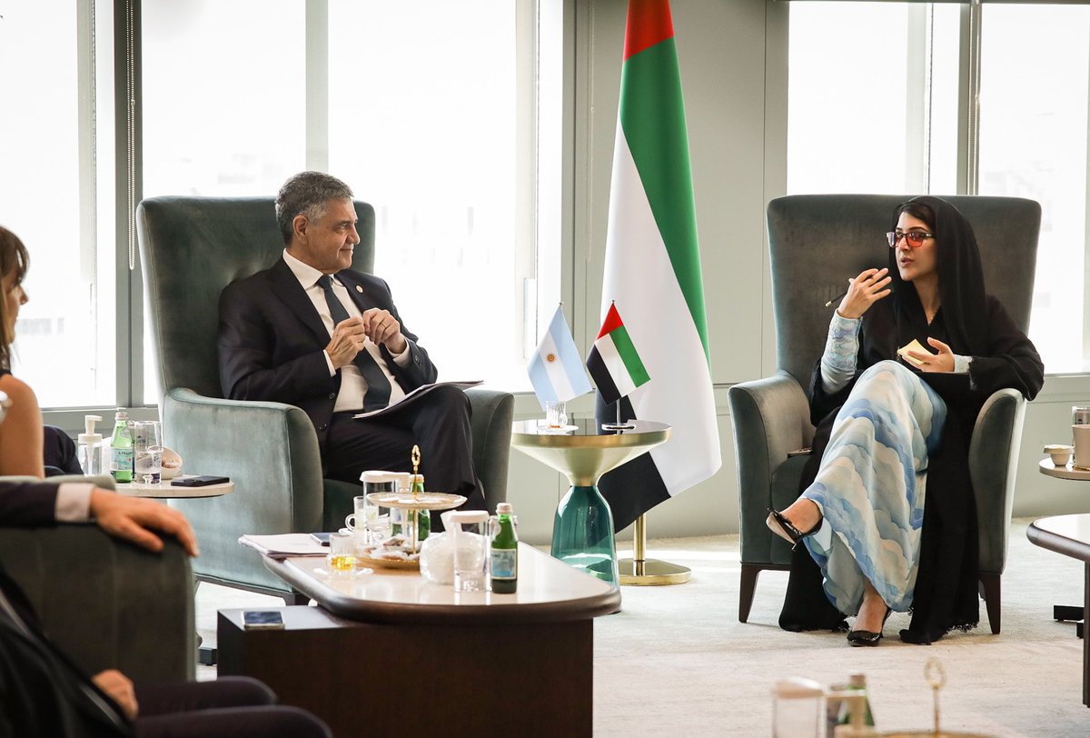 Me reuní en Abu Dhabi con H.E. Reem bint Ebrahim Al Hashimy, Ministra de Estado para la Cooperación Internacional de los Emiratos Árabes Unidos.

Durante el encuentro conversamos sobre el potencial del vínculo entre Buenos Aires y los Emiratos para impulsar proyectos de