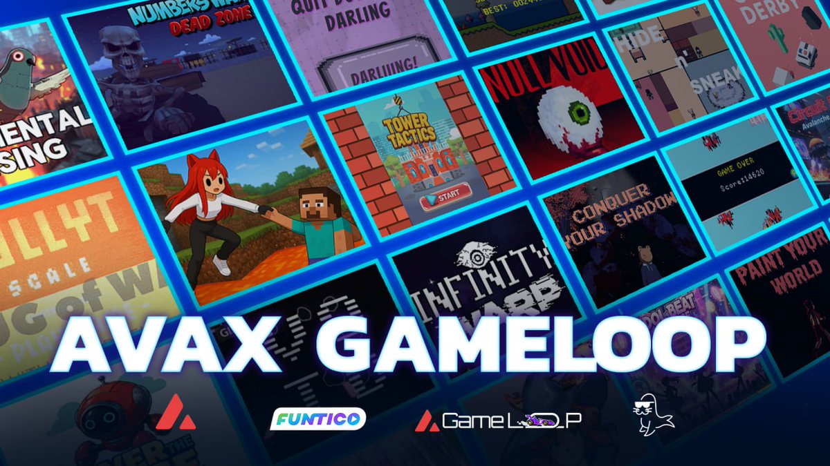Funtico_com's tweet image. This one's for the gamers 🎮
On October 29th, The 1st Ever @avax GameLoop Tournament begins!
With the help from @launchloop_xyz we've filtered 55 incredible submissions down to 10 for you to play.
A $6,000 prize pool is up for grabs. All you have to do is take it.
Tell your…
