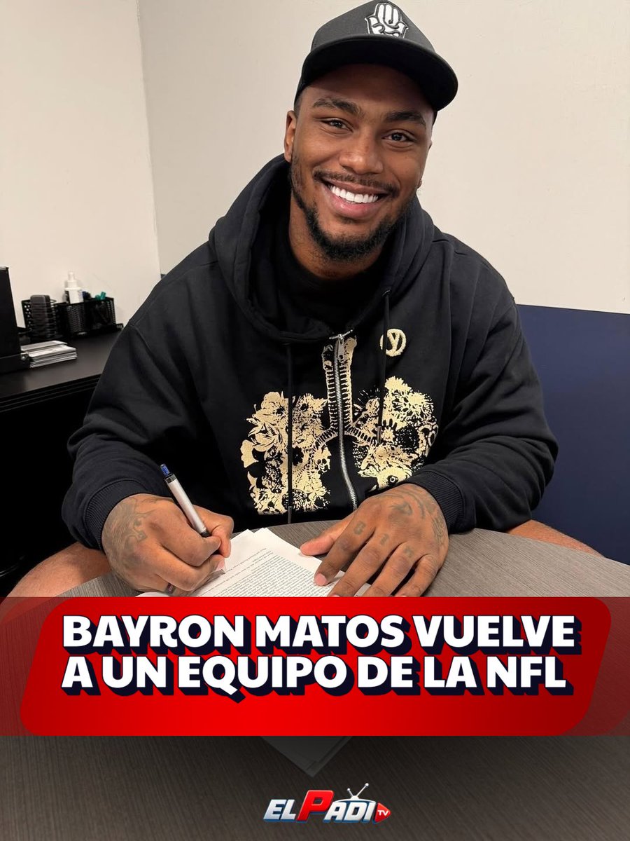 🇩🇴💥 ¡El dominicano Bayron Matos cambia de uniforme, pero no de sueño!

El gigante quisqueyano firmó con los Indianapolis Colts 🐎 y se une a su escuadra de prácticas para la temporada 2025 de la NFL.

Después de su paso por los Miami Dolphins, donde incluso sufrió una lesión en