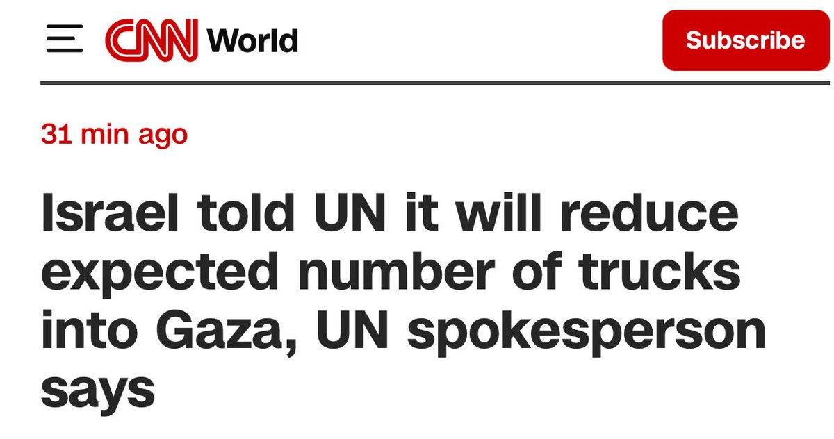 “Israel is not blocking aid to Gaza” they told you.