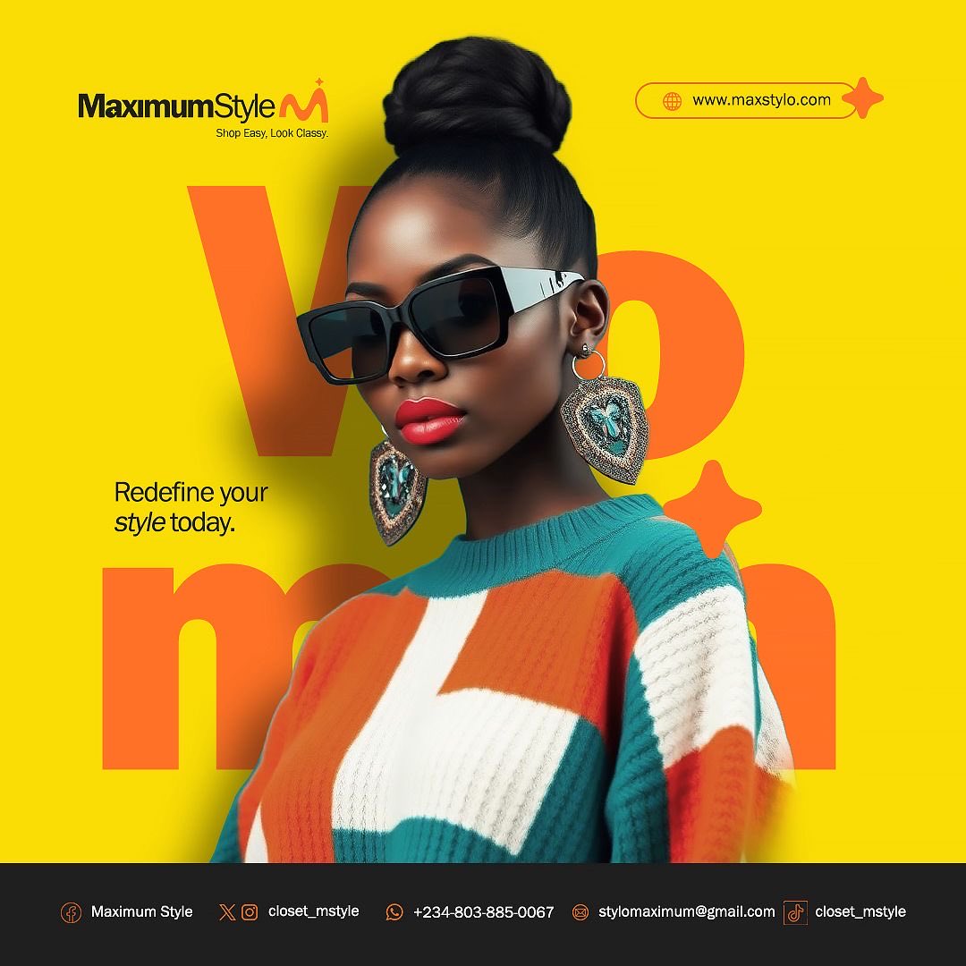 closet_mstyle's tweet image. Redefine your style today 🤴🏽🫅🏾

Rush now to Maximum Style and choose any product of your choice at an affordable price.

🛍️Shop at maxstylo.com 
📲Contact us to place your order: +234 803 885 0067

#MaximumStyle #shopeasy #FashionDeals #StyleOnABudget #tuesday  #beauty