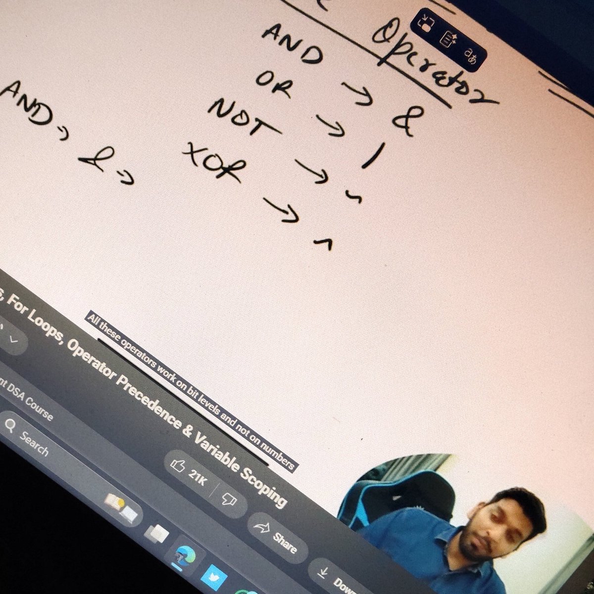 datboi_aayu's tweet image. Day 149 of #365daysofcode
๐ JS I learned today
๐น Higher Order & First-Class Function
๐นConstructor & IIFE
๐นNew,Prototype&inheritance
๐นThis,call,apply,bind
Day 16 of DSA with C++
๐ป Bitwise Practice:
1๏ธโฃ Swap numbers
2๏ธโฃ Even/Odd check
3๏ธโฃ Find unique element