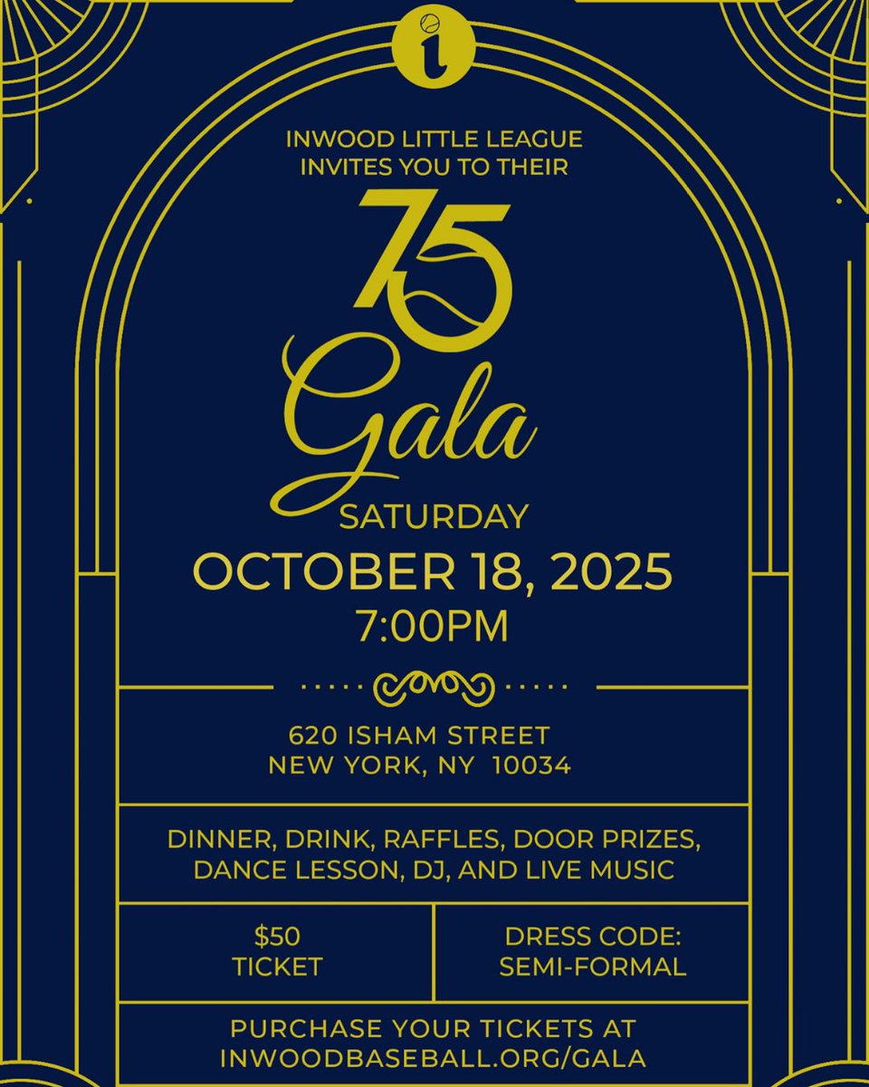 #Inwood Little League 75th Anniversary!