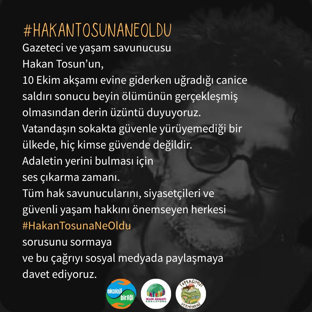 #HakanTosunaNeOldu