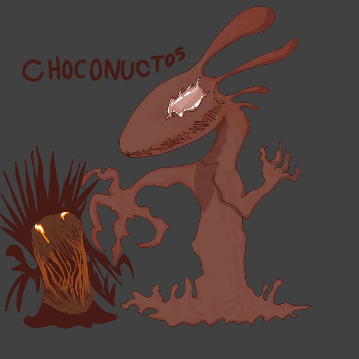 MrExecutor3's tweet image. Choconuctos fêmea. #lacterianos #monsterofoods #mrexecutoropossum #MrExecutorOpossum #choconuctos.