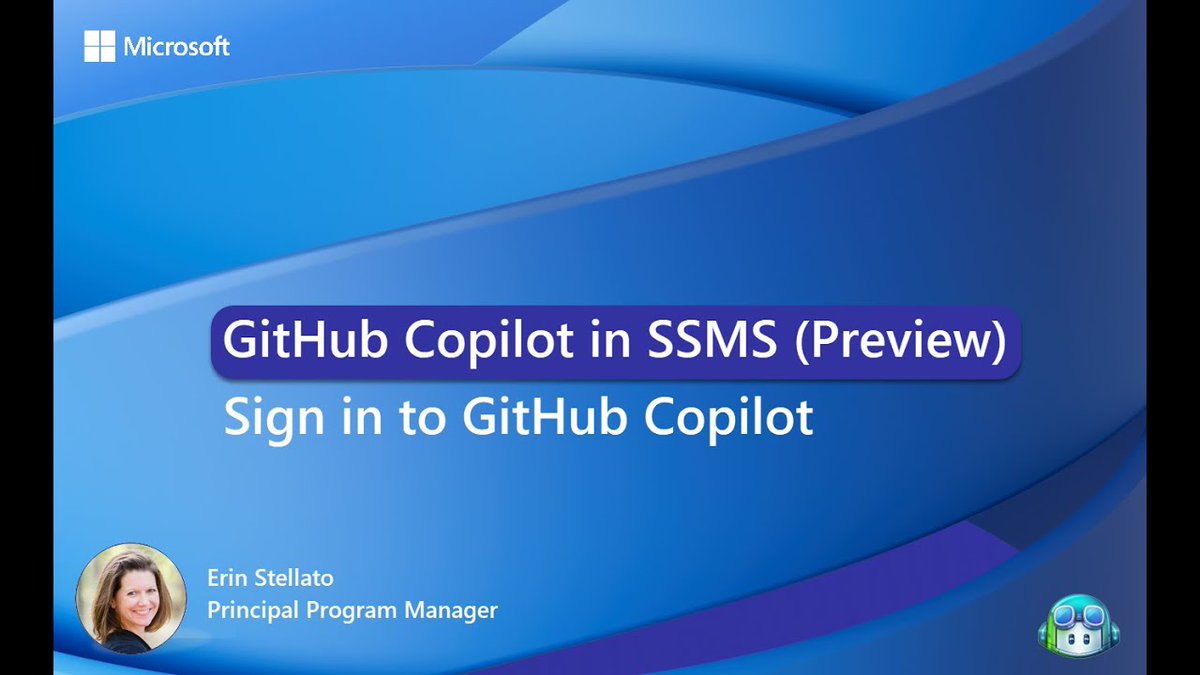 AzureSQL's tweet image. GitHub Copilot in SSMS Sign in dlvr.it/TNgbrG