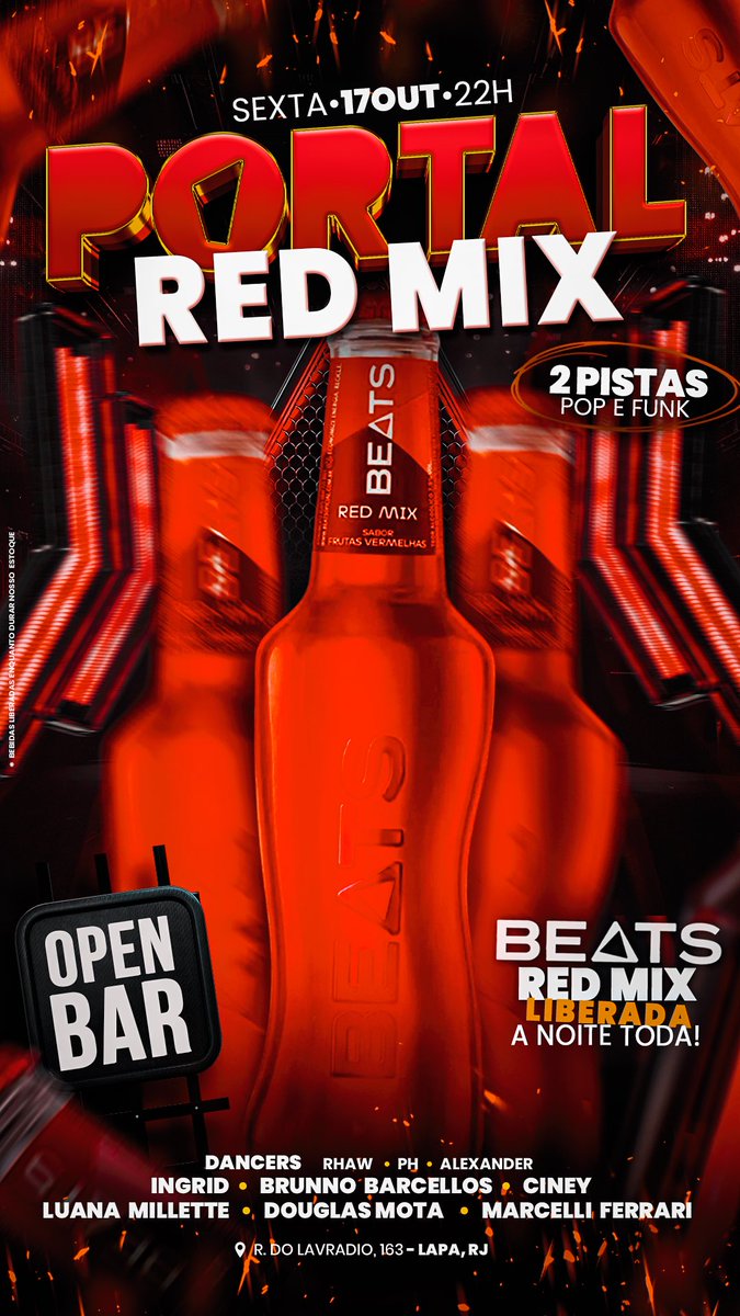 knowallace's tweet image. 🔥 FDS NO PORTAL! 🔥
Open bar, música boa e desconto pra geral 😎💸
@portalrio_ 
🎶 SEXTA – Beats Redmix
🔗 events.vipme.com.br/2460402/437968…

🎉 SÁBADO – MC TH (show exclusivo)
🔗 events.vipme.com.br/2460403/437978…

💸 Cupom: WALLACE5
#Portal #OpenBar #Rio