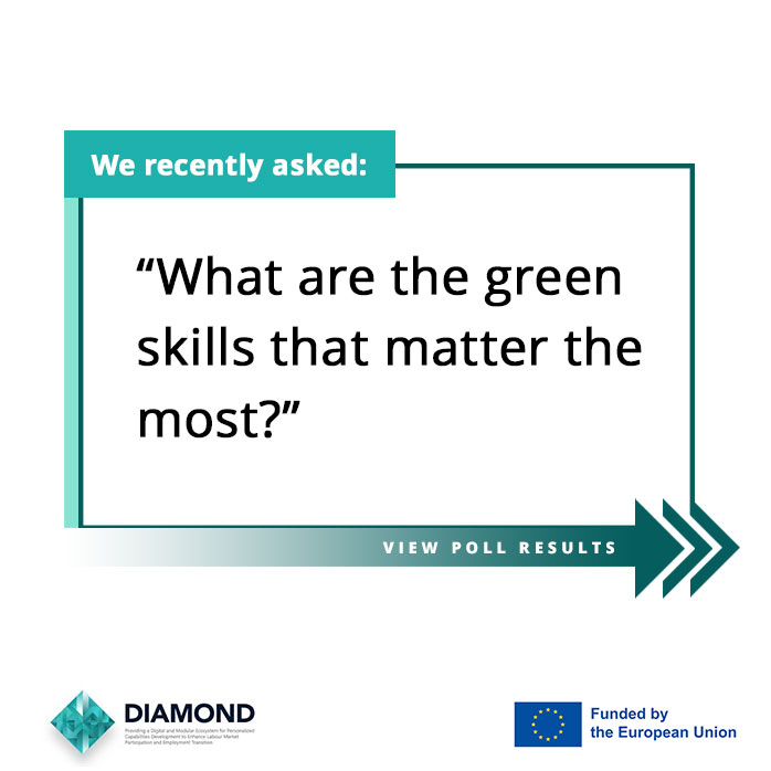 Diamond_Empower's tweet image. 🌱 @Diamond_Empower poll results:

⇒ Passing on skills to others ~ 44-54
⇒ Living a sustainable lifestyle ~ 31-33%
⇒ Repairing furniture &amp;amp; clothes ~ 15-33%
⇒ Creating eco-friendly products ~ 0%
Sharing knowledge drives sustainability!
#DIAMONDProject #REA #HorizonEU #EUFunded