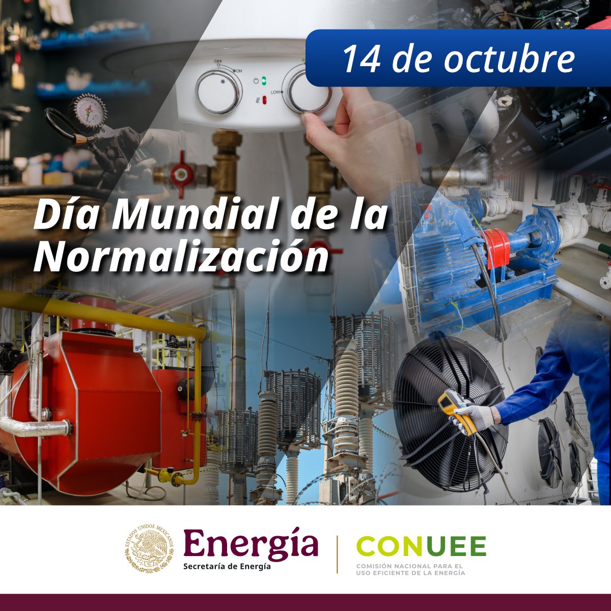 CONUEE_mx (@conuee_mx) on Twitter photo En el #DíaMundialDeLaNormalización recordamos la importancia de las normas para garantizar calidad, seguridad y eficiencia en productos y servicios. La #Conuee elabora y actualiza normas de #EficienciaEnergetica para el uso responsable de la energía y el bienestar de la En el #DíaMundialDeLaNormalización recordamos la importancia de las normas para garantizar calidad, seguridad y eficiencia en productos y servicios. La #Conuee elabora y actualiza normas de #EficienciaEnergetica para el uso responsable de la energía y el bienestar de la