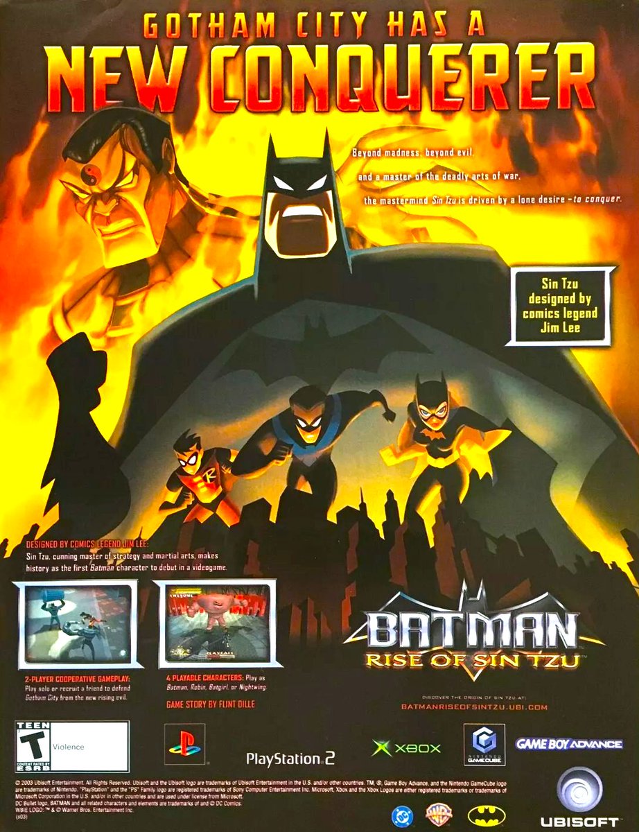RetroGamerArt's tweet image. Batman: Rise of Sin Tzu (2003)