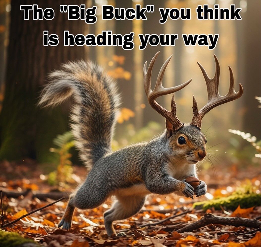 So true! 😂 @ohio_huntress says that it's "Crazy how a small animal can make so much noise!"