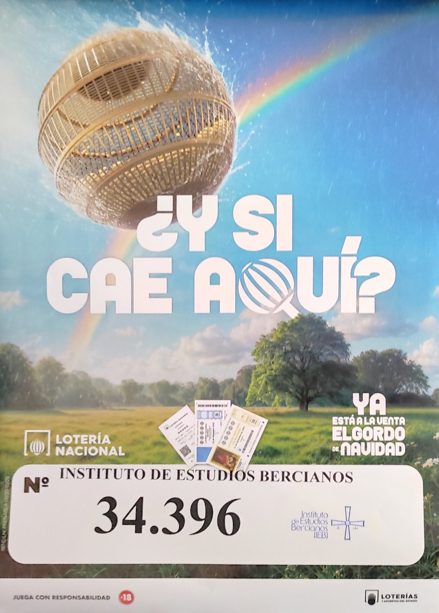 ¡Tenemos lotería de Navidad!
Nuestro nuevo horario en octubre es el siguiente:
Lunes, martes y jueves: de 10:00 a 14:00 h. y de 17:00 a 21:00 h.
Miércoles: de 17:00 a 21:00 h.
Viernes: cerrado
¿Y si cae aquí?...