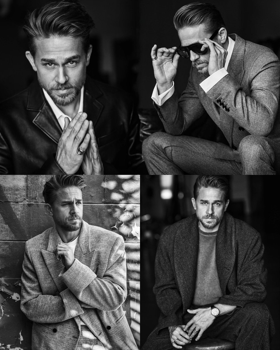 Charlie Hunnam photographed by Matthew Brookes for Man About Town. 📷