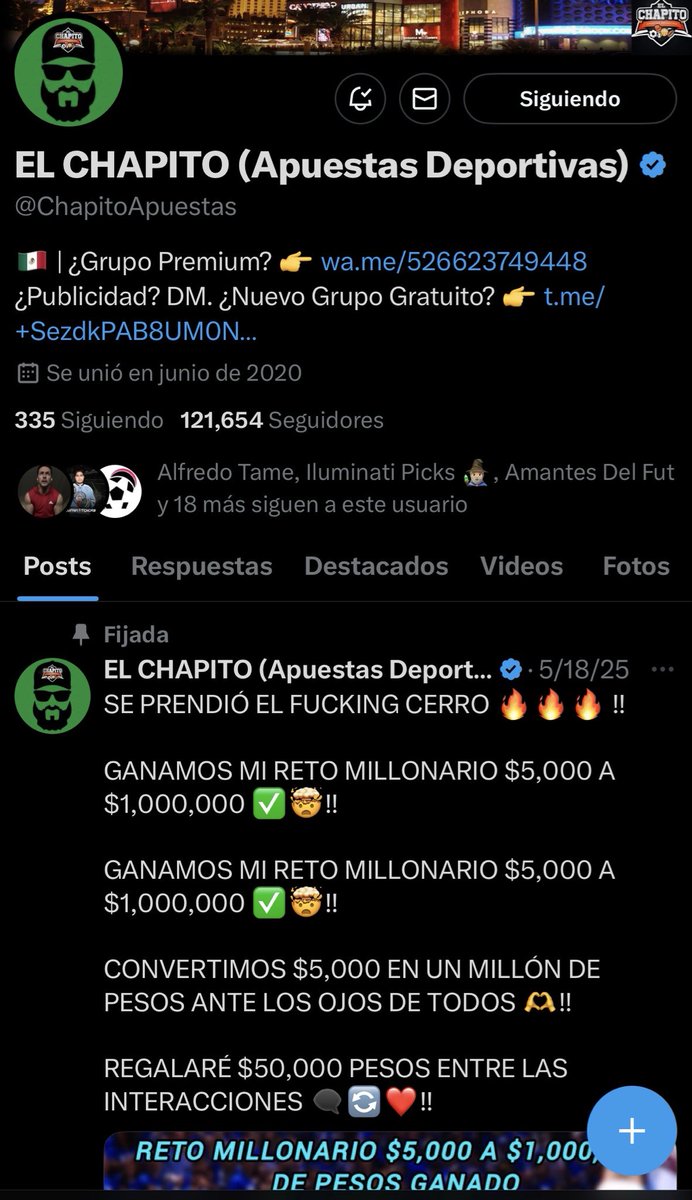DavidMoreno21's tweet photo. @ChapitoApuestas Listo https://t.co/BW80fjRdYj