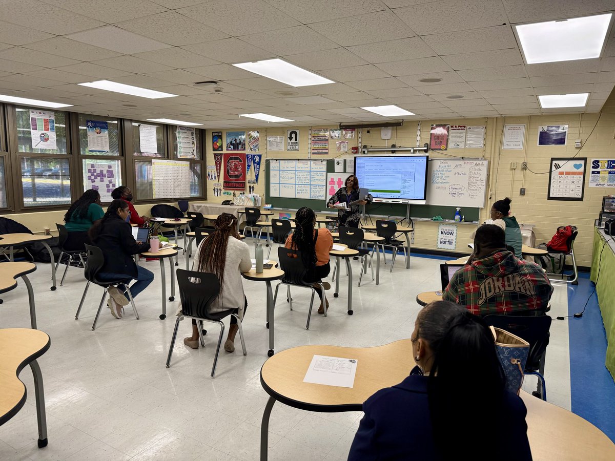 Enjoyed my visit to <a href="/WAPerryMS/">W.A. Perry MS Eagles</a> PLCs today - fantastic collaboration around DCFA data. Classroom instruction looked great as well! #ProudED <a href="/RobinColetrain/">Dr. Robin L. Coletrain</a> and her team are on it! <a href="/RichlandOne/">Richland One Schools</a>