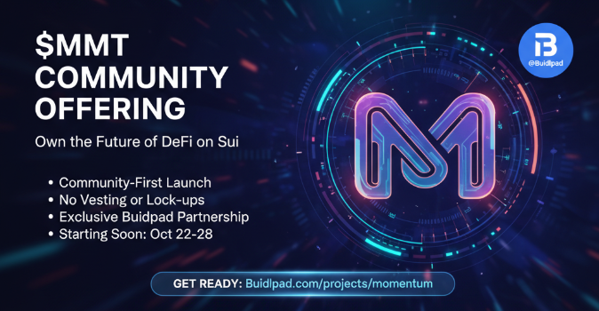 rylee__13's tweet photo. @MMTFinance  Finance is opening the next chapter of DeFi on Sui. After relentless growth and record engagement, we're launching the $MMT Community Offering on @buidlpad. This is a direct invitation for our community to own a piece of the liquidity engine they helped build. https://t.co/ejcdEYe5Zt