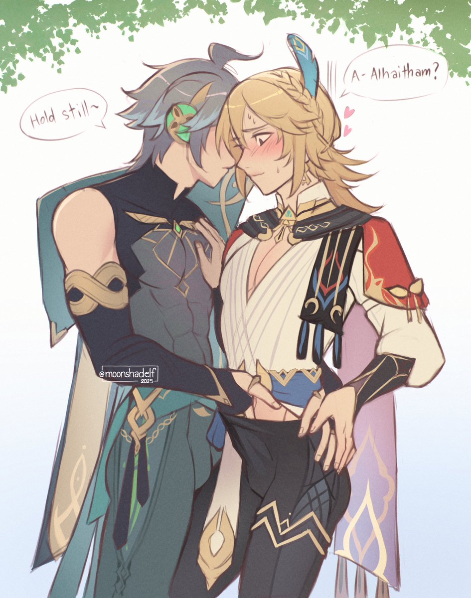 moonshadelf's tweet image. Flustered Kaveh
#haikaveh