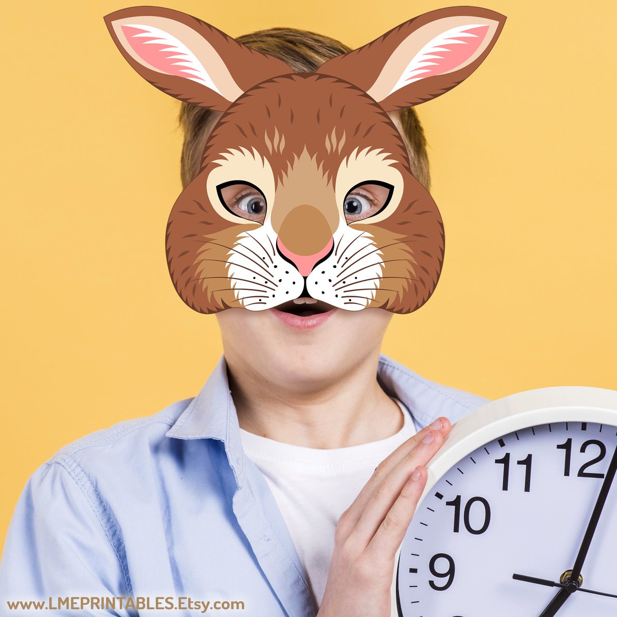 lmeprintables's tweet photo. Brown Rabbit Printable Mask Hare Costume Animal Bunny Easter Activity Halloween Forest Farm Party Woodland Birthday Favor Carnival Kid Adult https://t.co/ZqYgaJqNdJ via @Etsy #brownrabbitmask #halloweenprintablemasks #halloweencostumes #halloweenphotobooth #photoboothprops #masks https://t.co/J9OCEXUNLJ