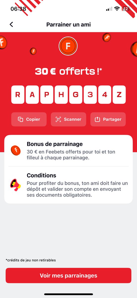 raphael13013's tweet photo. @Betclic Profitez de mon code Betclic pour profiter de 30€ offerts à l’inscription 

#betclic #betclicparainnage #parainnagebetclic #freebets https://t.co/A00URqa2Ve