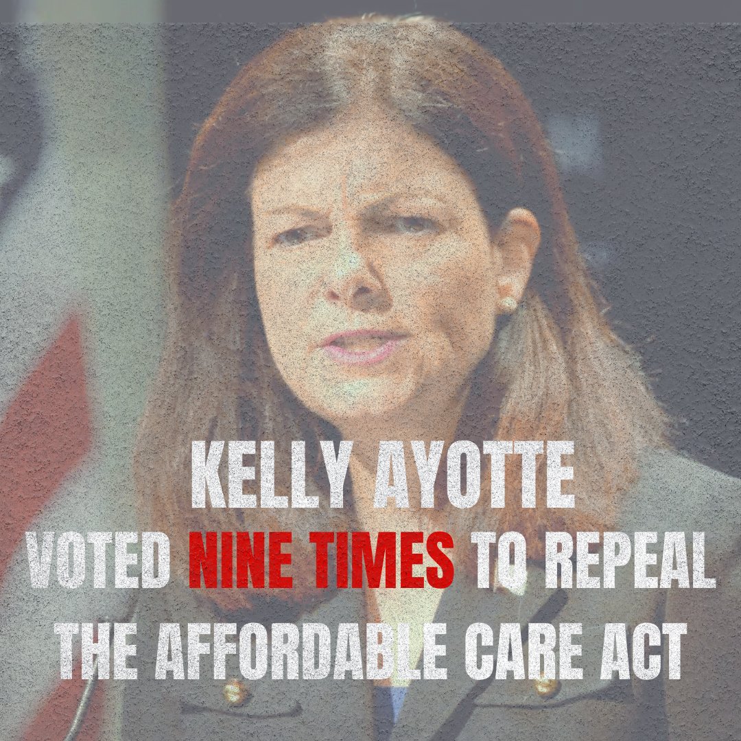 Just like the Republicans who shut down the government, Kelly Ayotte has spent her entire career attacking Granite Staters’ health care.

No matter how she spins it, NH voters know the truth: Ayotte looks out for herself — not for them. #NHPolitics