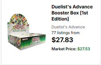 "OmG tHeSe FuLl ArTs WiLl RuIN yUgIoH" - They're actually going to save Yu-Gi-Oh along with Genesys format. Here's every core set this year which cost stores $56 minimum per box. (MSRP is $107.76 per box).