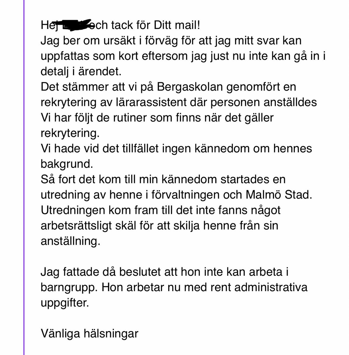 katjanouch's tweet image. Du vet att du är i Sverige när en kompetent lärare sparkades för att han var SD - men en aggressiv hucklemuslim som öppet hatar Sverige och svenska barn inte går att säga upp pga &quot;inte finns några arbetsrättsliga skäl&quot;....