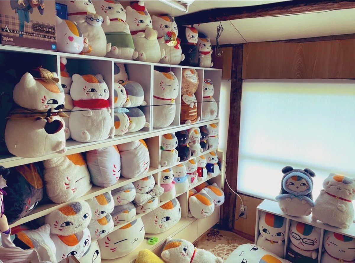 Cattail138's tweet photo. ニャンコ先生が増え始めた頃は車の中に詰め込んでたけど、
すぐに入らなくなって屋根裏部屋をニャンコ先生まみれにしてた懐かしい写真🤣 https://t.co/DVYRAxEya9