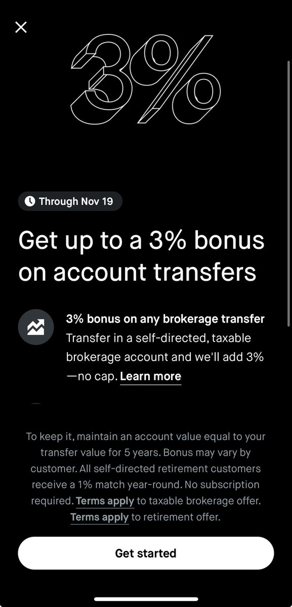 $hood #robinhood  wow this 3% transfer match from Robinhood is too good to be true.
