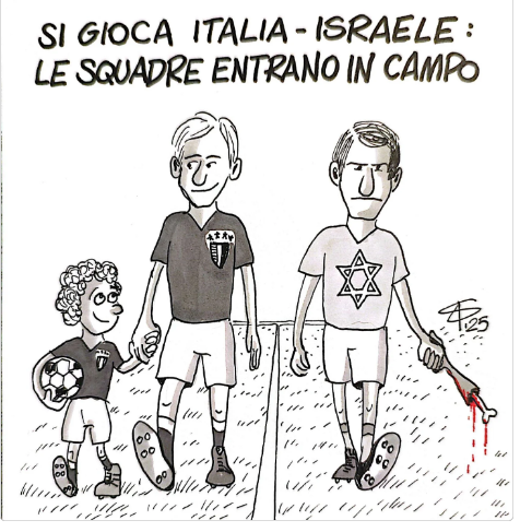 LiamaraRadici's tweet image. paolo_sceichian
64.000 bambini ammazzati o mutilati, 60.000 orfani ad opera di Israele, uccisioni anche dopo il cessate il fuoco, ma la partita si deve giocare!
#italiaisraele #calcio #mondialidicalcio #fifa #ingiustizia #servi #ignavi