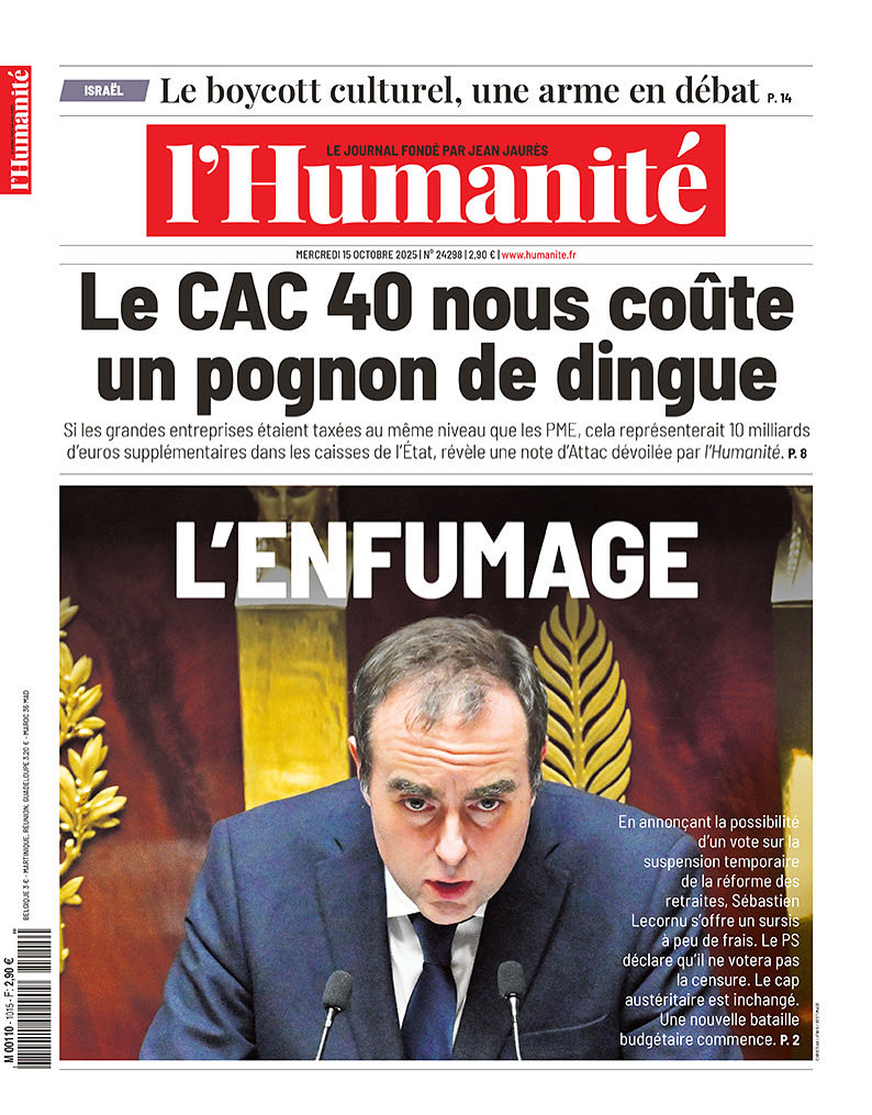 L’Humanité du 15 octobre : l’enfumage 

📰 humanite.fr