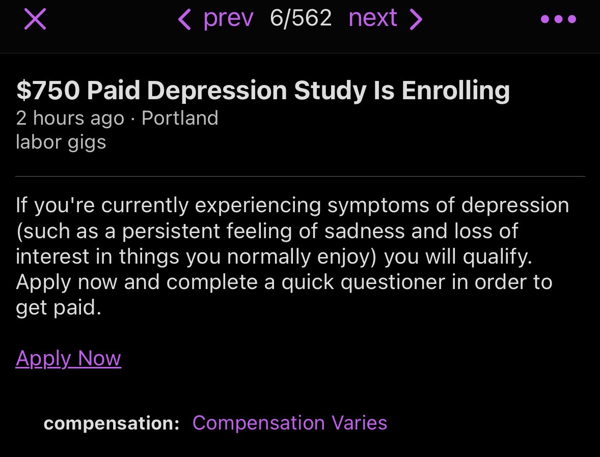 Any of you people need $750