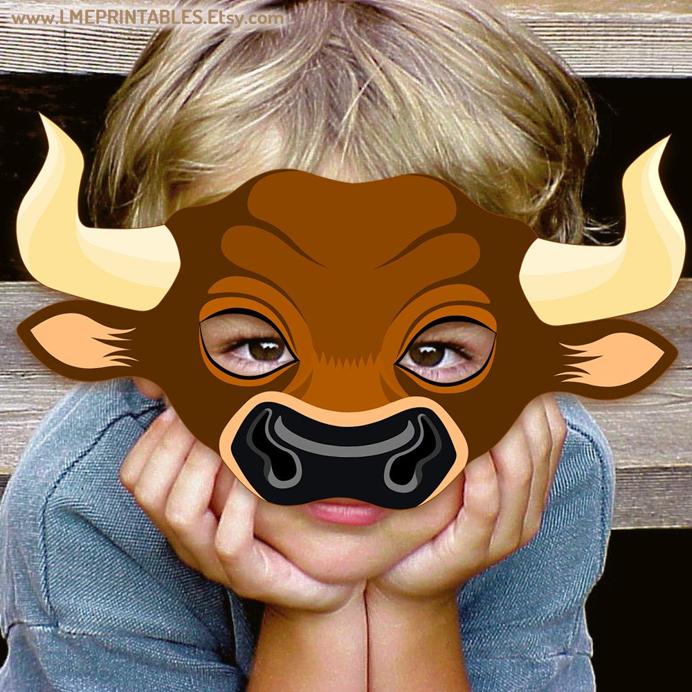 lmeprintables's tweet image. Bull Printable Mask Ox Costume Halloween DIY Brown Buffalo Yak Animal Farm Steer Cow Party Favor Birthday Paper Game Minotaur Craft Carnival etsy.me/476wUGR via @Etsy #bullmask #halloweenmasks #photoboothprops #cowmaks #yakmask #animalfarmpartytheme #craftsforkids #masks