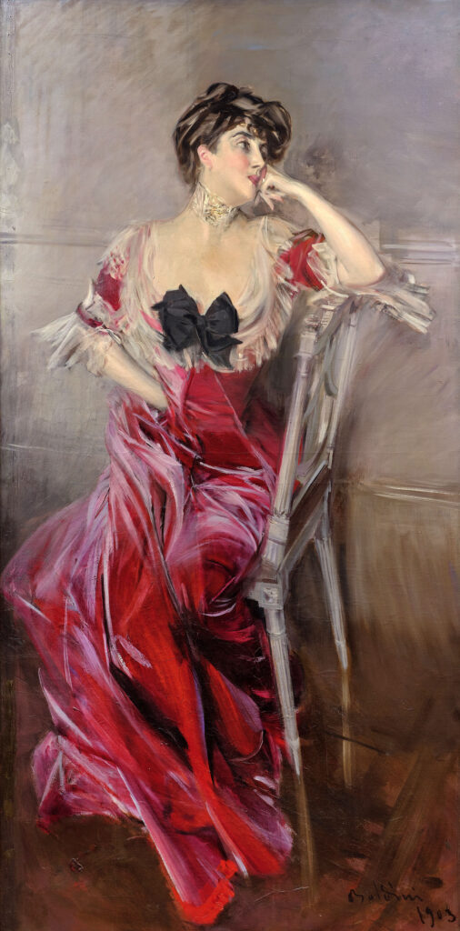 Giovanni Boldini - "Miss Bell" (1903)
#art #painting #portrait
Giovanni Boldini (1842-1931) was an Italian painter who lived and worked in Paris for most of his career. He was known as the "Master of Swish" because of his flowing style of painting.