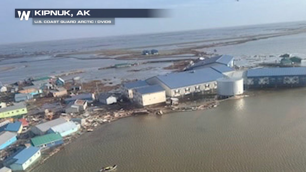 UPDATE: Authorities say at least one person has been killed by the remnants of Typhoon Halong in Kwigillingok (About 400 miles southwest of Anchorage), Alaska. 

Rescue workers are helping more than 1,000 displaced residents after powerful winds and storm surge battered coastal