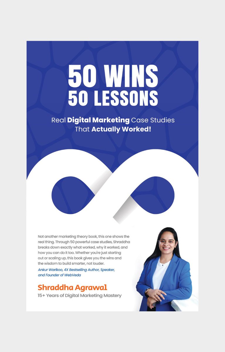 shraddhaagrl's tweet photo. 🔥 Ready to level up your business and marketing skills?

Check out YouTube playlist packed with 50 real lessons, insider stories &amp; actionable insights🎥: https://t.co/Qfa49D4U6c

It’s a book I wish I had when I started out. And now it’s yours. 📖https://t.co/InIf48K23F https://t.co/dRi6uUgNDU