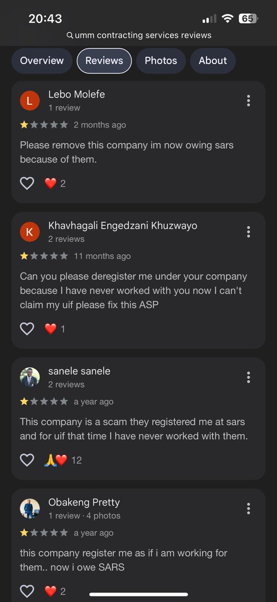 Amahashi_'s tweet photo. @deptoflabour @sarstax @SkillsAuthority 5. While researching this company, I found many reviews from people in the same situation. They specifically target unemployed BLACK youth , advertise learnerships with a small stipend, and then sell their personal documents. F3: Werner Smith claims we are lying. https://t.co/uHQ9gWHsB5