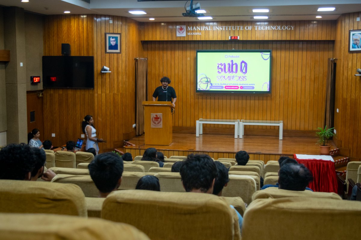 Edgetributors's tweet image. What an amazing 3 days it was strolling around in @MIT_MANIPAL&apos;s Tech Tatva fest last week ⏪

3 mini Road to Sub0 meetups, endless energy, and some brilliant young minds!

Can’t wait to see what they’ll cook up for the @Polkadot Builder Party 🔥

#RoadToSub0 #PolkadotParty