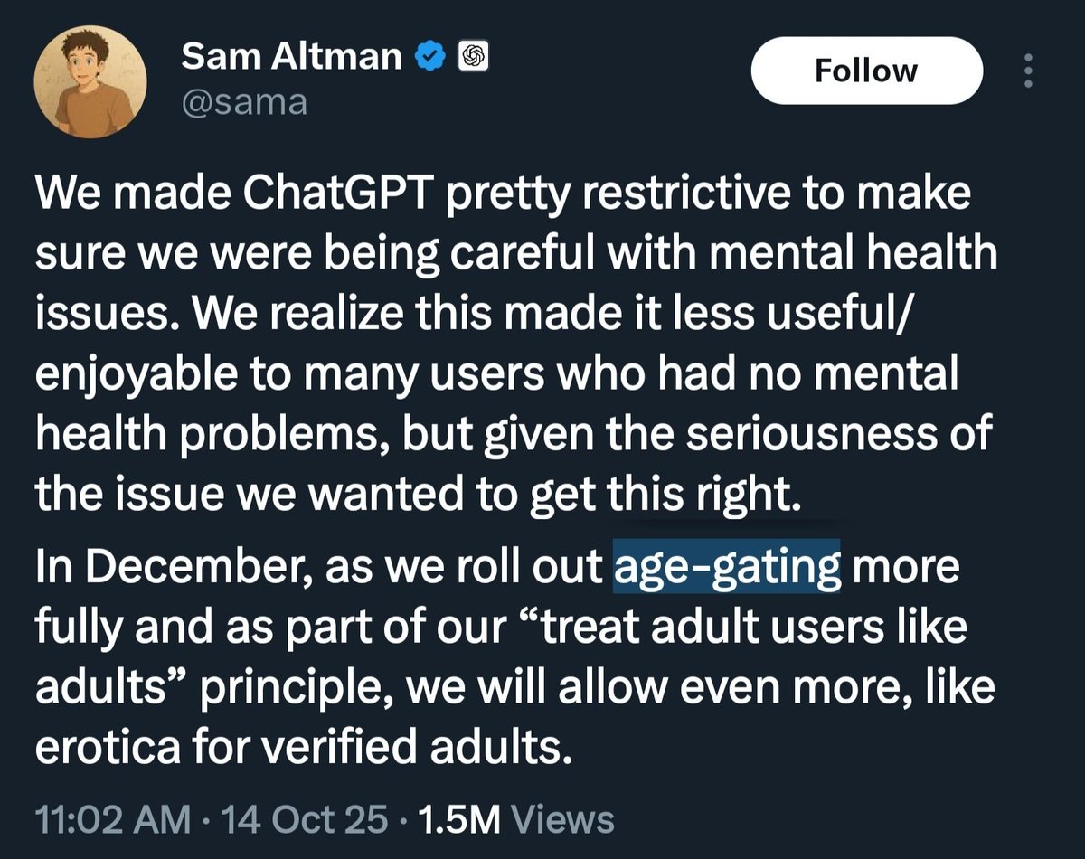 TheAhmadOsman's tweet image. hell no, i am not giving my ID to OpenAI lol
this is just the beginning btw, censorship, ads, nerfed models, etc are all on the table once these companies win
and that's why they CANNOT win
your intelligence stack must be opensource, and fully under your control
Buy a GPU